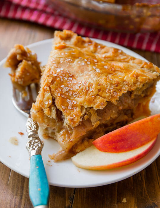 Homemade Apple Pie with Chai Spices