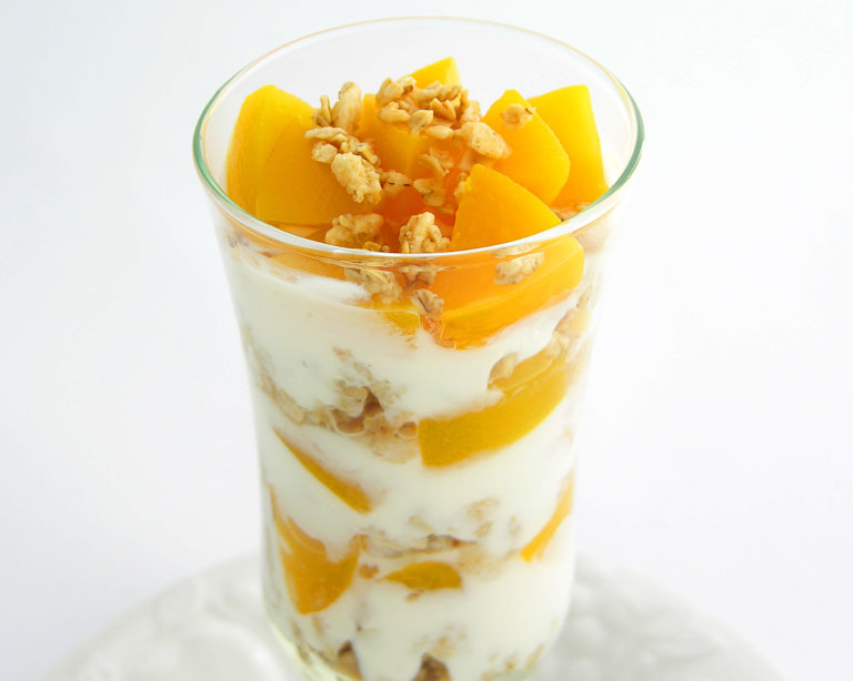 Download Peach Breakfast Parfait