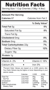 Health & Nutrition - Cherries