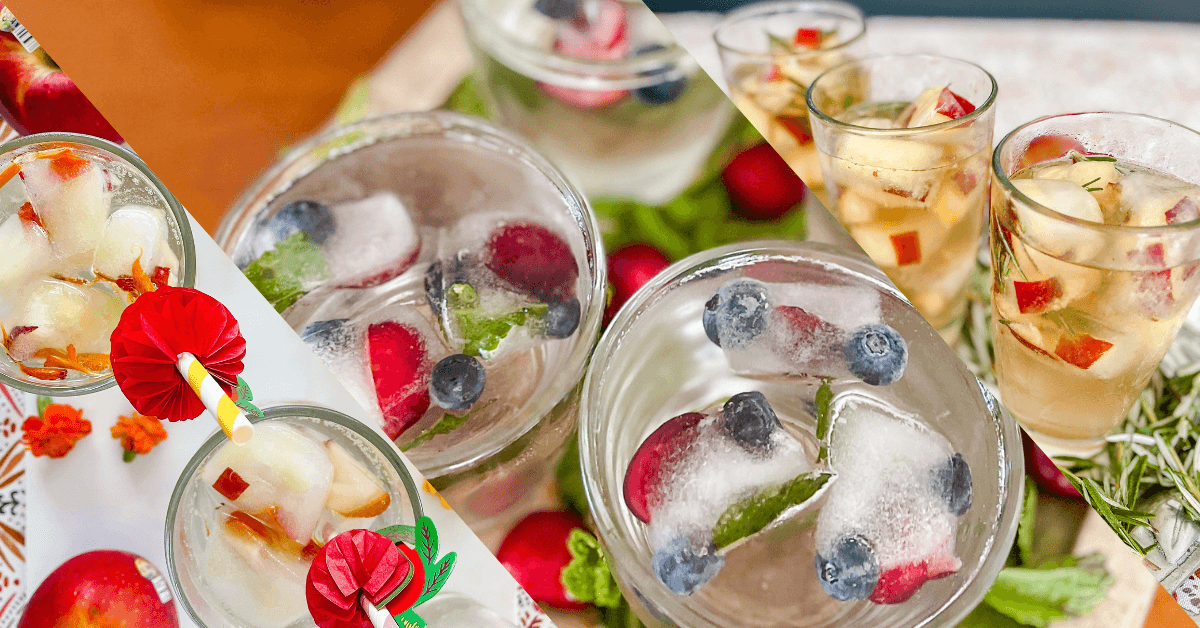Fruit and Herb Infused Ice Cubes - Alice and Lois